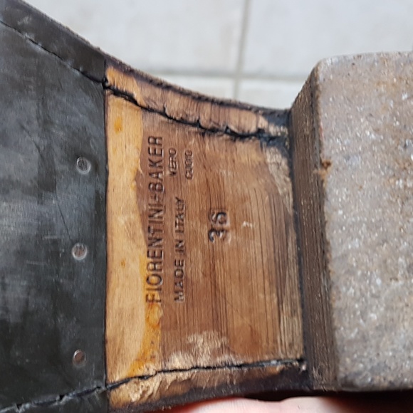 FIORENTINI + BAKER Suede Gray Moto Boots Size 36 - Picture 7 of 9